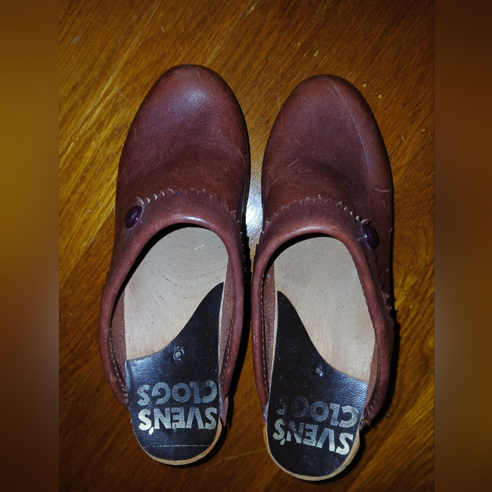 Sven's Swedish Clogs Whiskey Brown Size 6